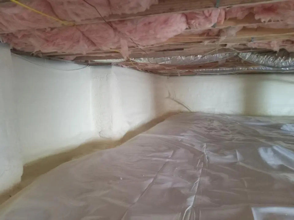 Crawl space encapsulation with closed-cell spray foam for Roof Maintenance in Odessa
